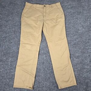 Denali Mens Khaki Chino Pants 36x32 (38X30) Straight Leg Stretch Workwear 26936